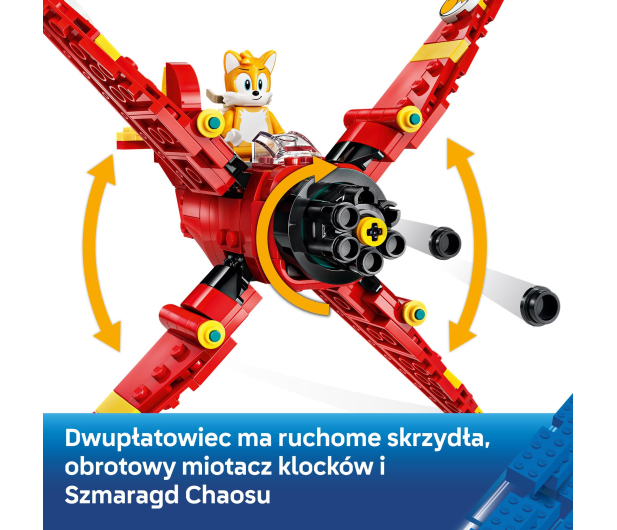 LEGO SONIC 77119 Tails i Tornado-1 - 1547423 - zdjęcie 6